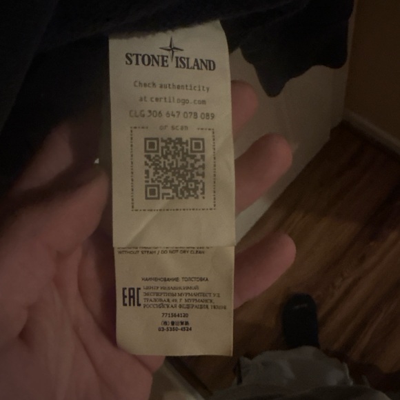 Stone Island Charcoal Hoodie - Picture 5 of 7